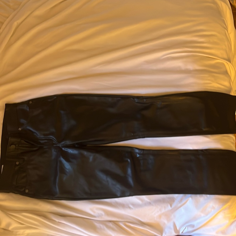 Black leather pants, only worn a few times